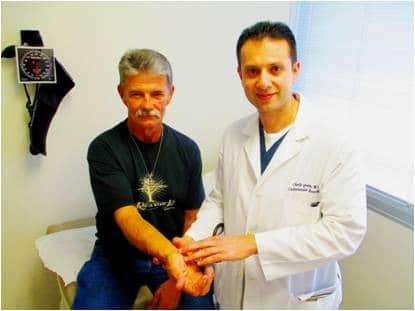 Dr. Gnaim Performing Heart Catheter Via Wrist Approach