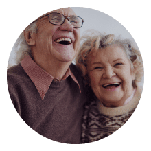 Elderly Couple Laughing
